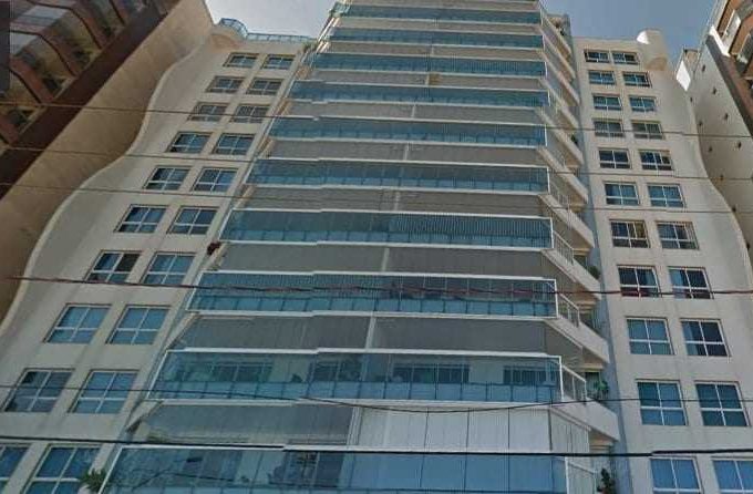 Fachada do prédio edifício Livia frente para o mar Praia do Morro em Guarapari ES