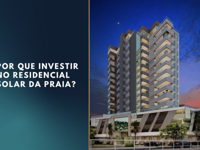 Fachada do prédio em construção edificio Solar da Praia Residencial 3 quartos Prainha de Guarapari ES