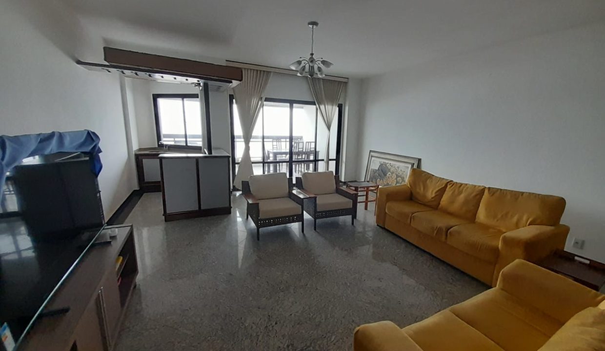 sala apartamento edificio le baron praia do morro guarapari